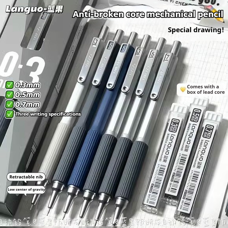 Mechanical Pencil 0.3 - 0.3 0.5 0.7 Mm Set Pensil