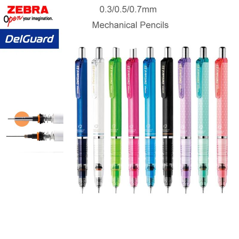 Mechanical Pencil 0.3 - ZEBRA DelGuard pensil mekanik alat tulis