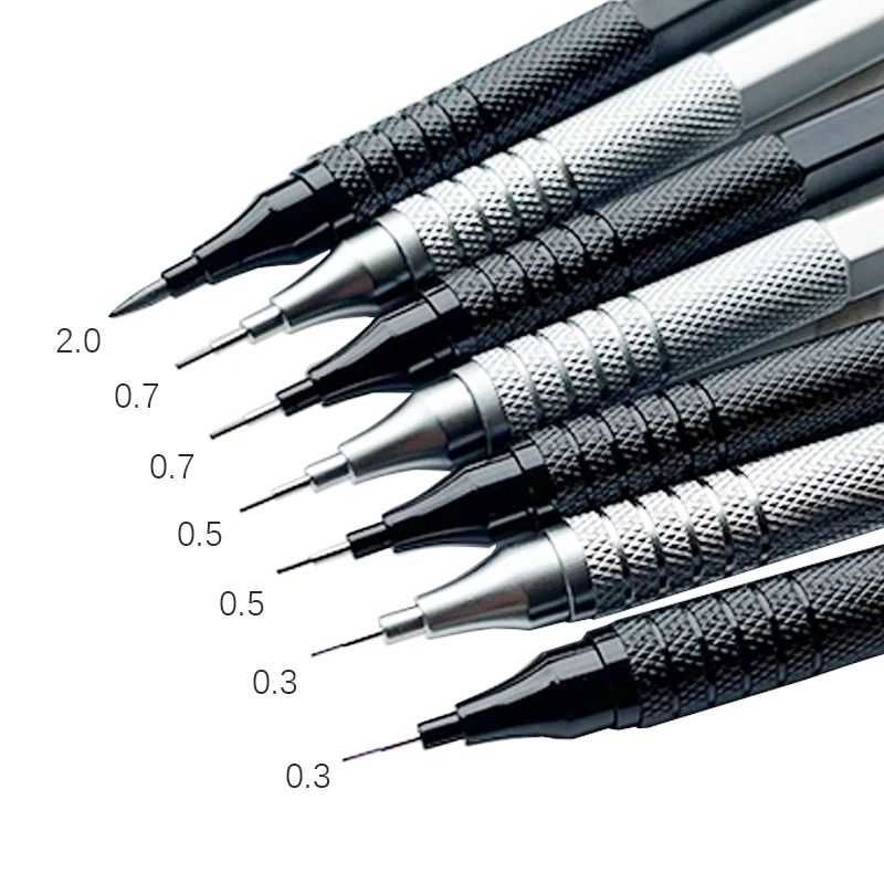 Mechanical Pencil 0.3 - 1 Buah Pensil Mekanis 0.3/0.5/0.7/2.0Mm Gambar
