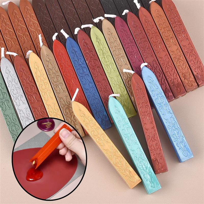 Wax Seal Stamp Set - 5 buah/pak lilin segel panah inti