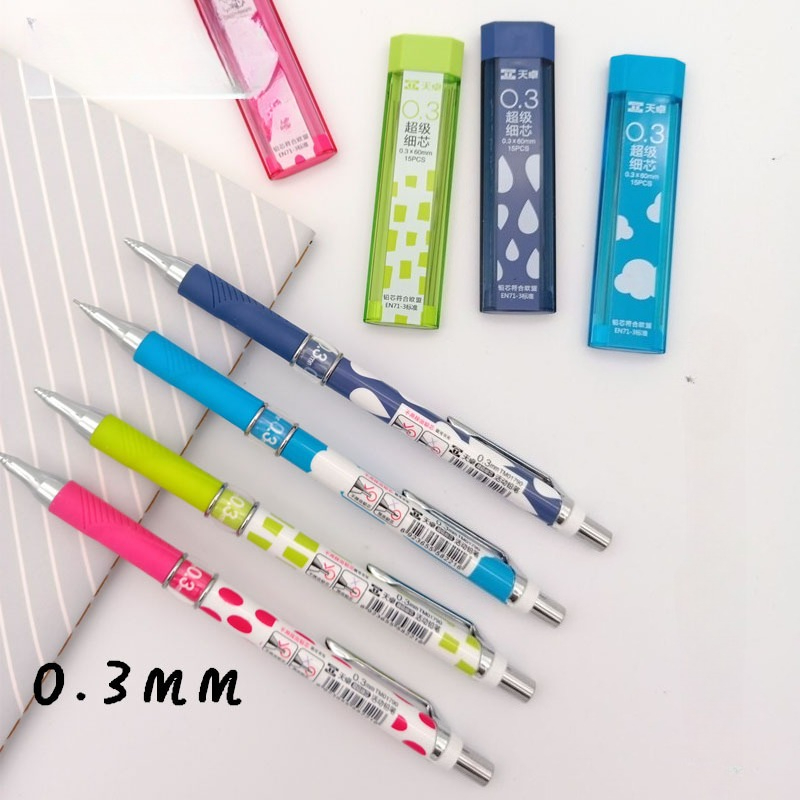 Mechanical Pencil 0.3 - 40 Buah Pensil Mekanik Baru Lucu