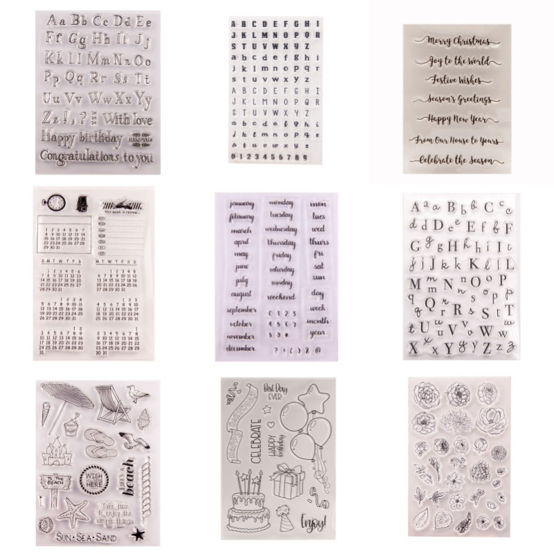 Rubber Date Stamp - Stempel Karet Simbol Tanggal Minggu Bulan