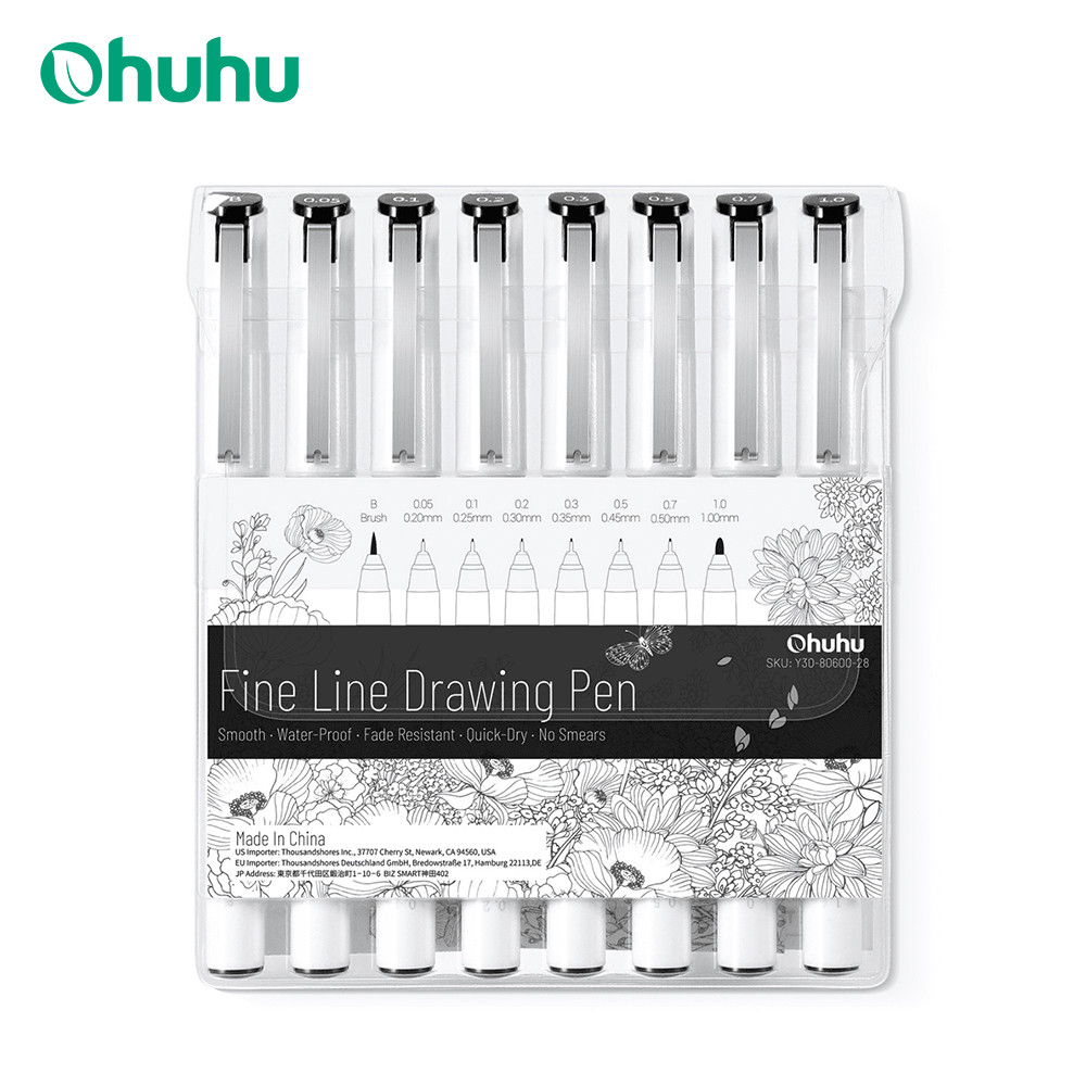 Correction Pen Fine - Ohuhu Pena Mikro Pena Gambar Fineliner