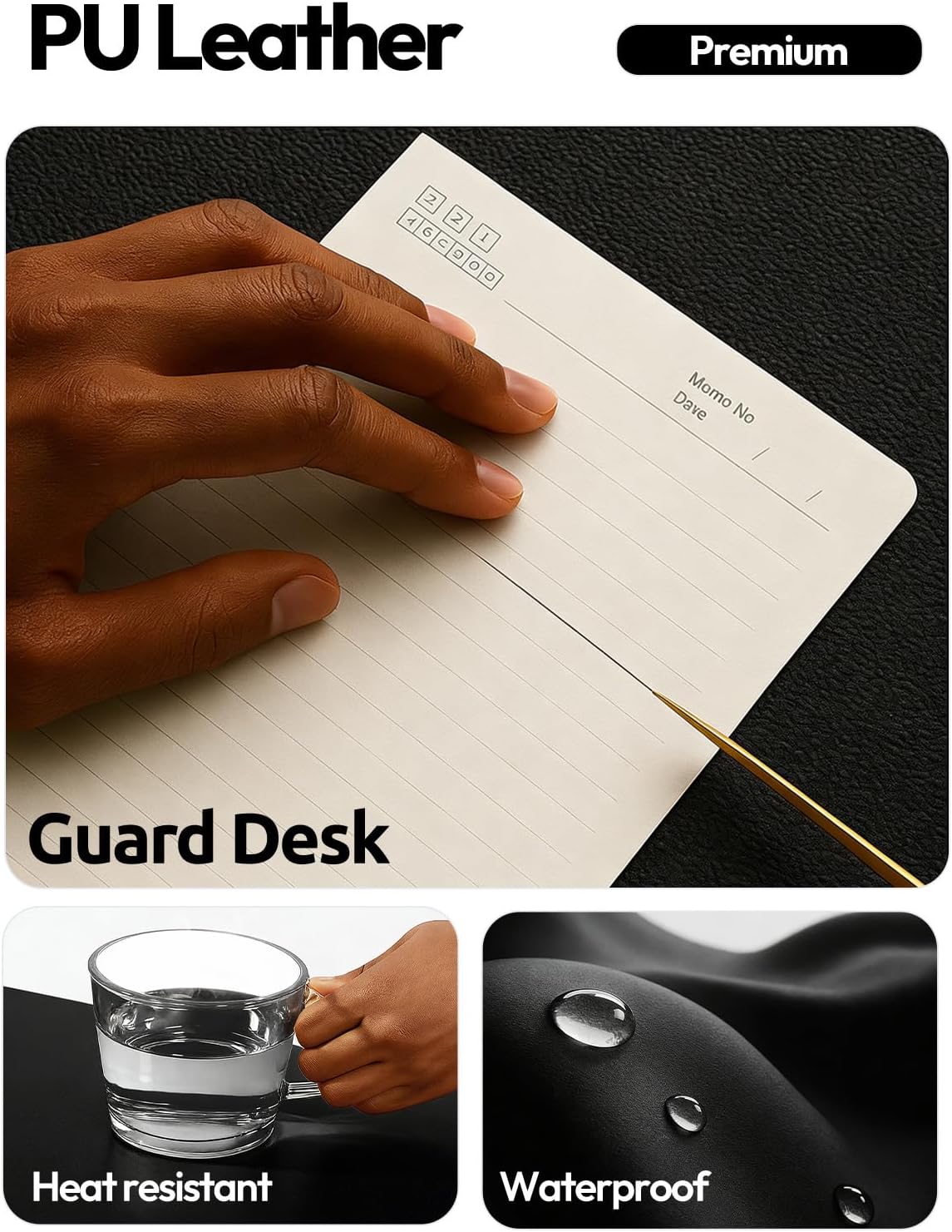 Alas Meja Besar dari Kulit PU  - Leather Desk Pad ulasan dan harga