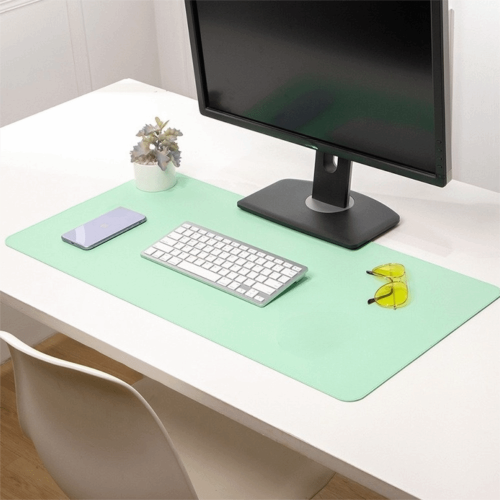 Alas Meja Kulit PU Dua Sisi Ta - Leather Desk Pad ulasan dan harga