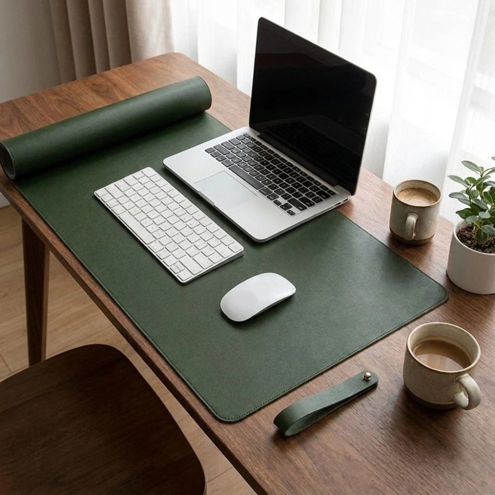 Alas Meja Kulit PU Dua Sisi Ta - Leather Desk Pad ulasan dan harga