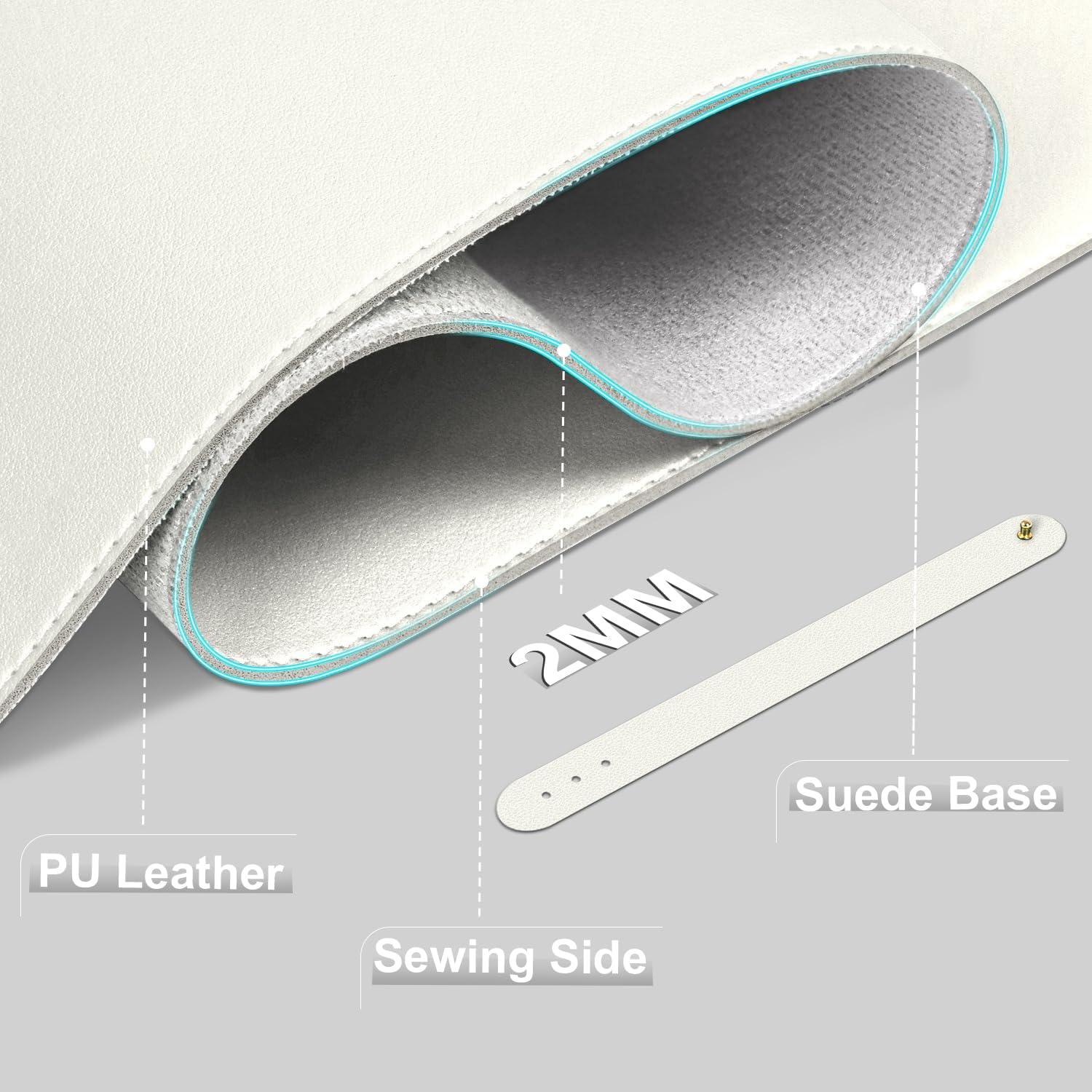 Pelindung Alas Meja Kulit 39.4 - Leather Desk Pad ulasan dan harga