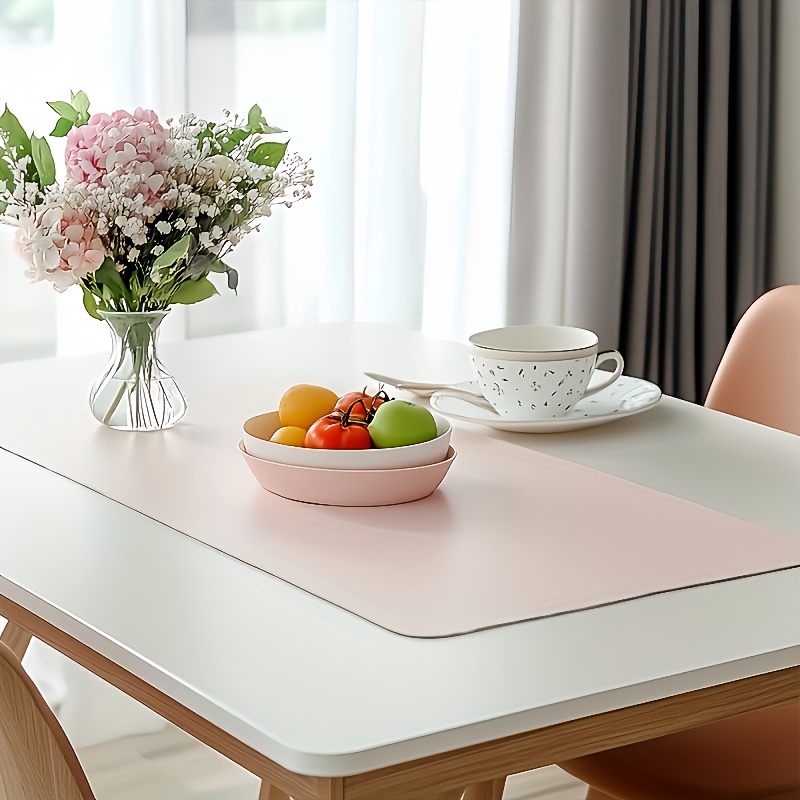 1 Buah Alas Mouse Kulit PU Bes - Leather Desk Pad ulasan dan harga