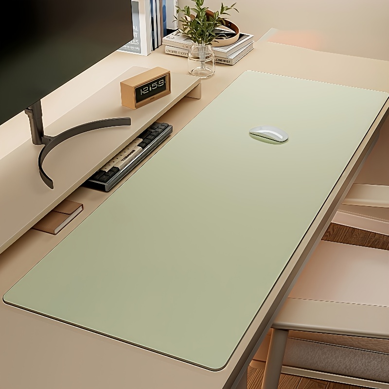 1 Buah Alas Mouse Kulit PU Bes - Leather Desk Pad ulasan dan harga