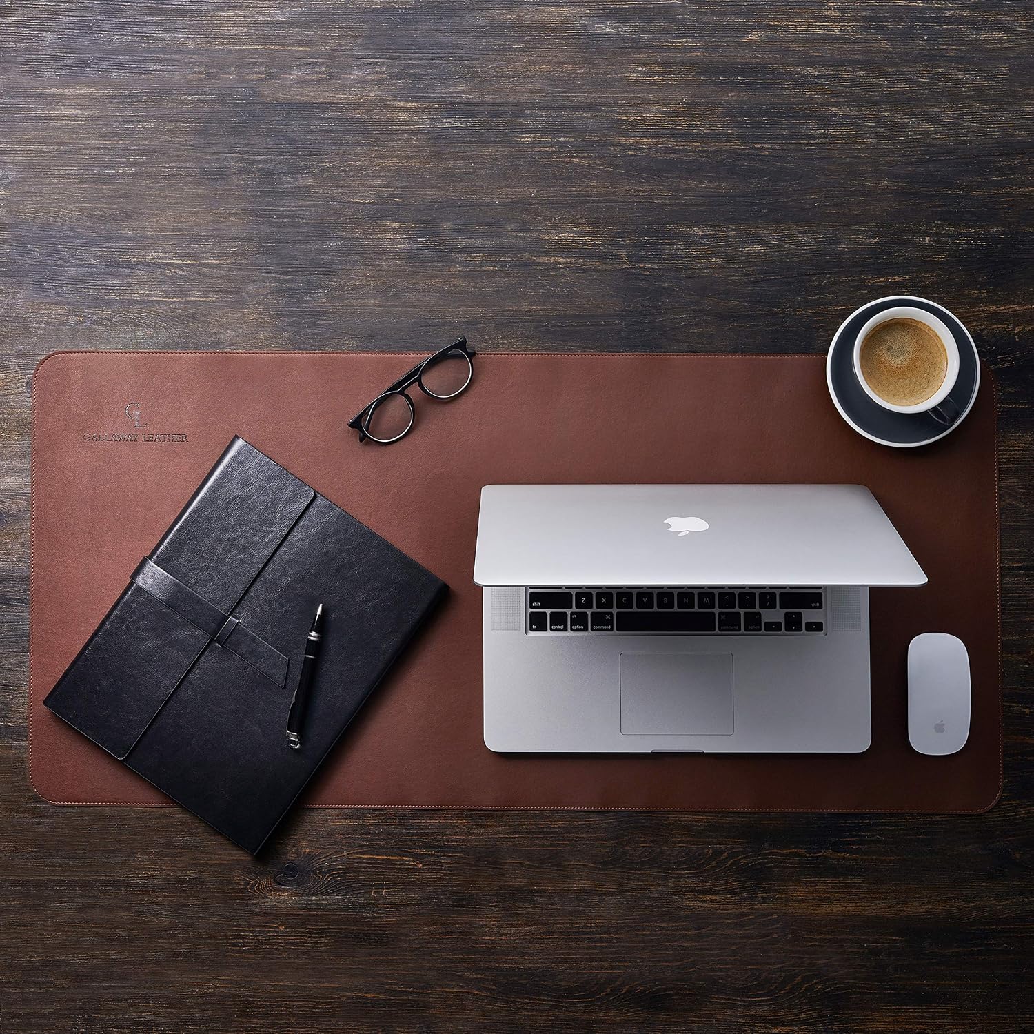 Alas Meja Kulit PU Besar 36x17 - Leather Desk Pad ulasan dan harga