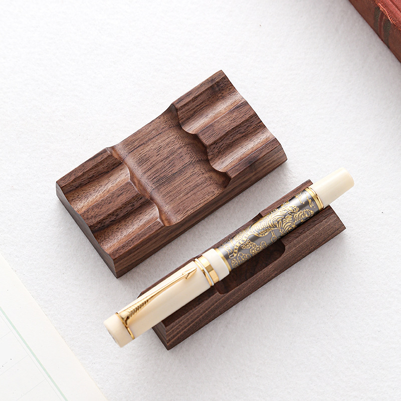 Tempat Pena Kayu Walnut untuk  - Pen Rest Single ulasan dan harga