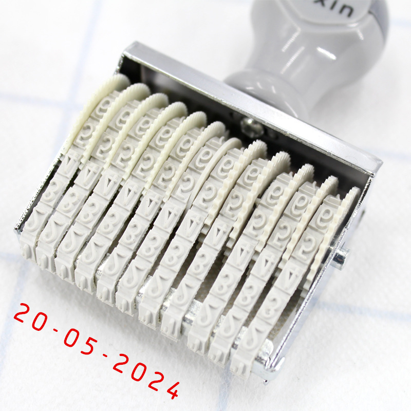 Cap Nomor 8/10 Digit Portabel, - Rubber Date Stamp ulasan dan harga