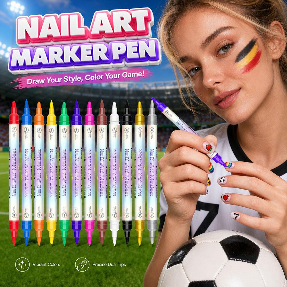 Pena Nail Art Dua Ujung 12/24  - Correction Pen Fine ulasan dan harga