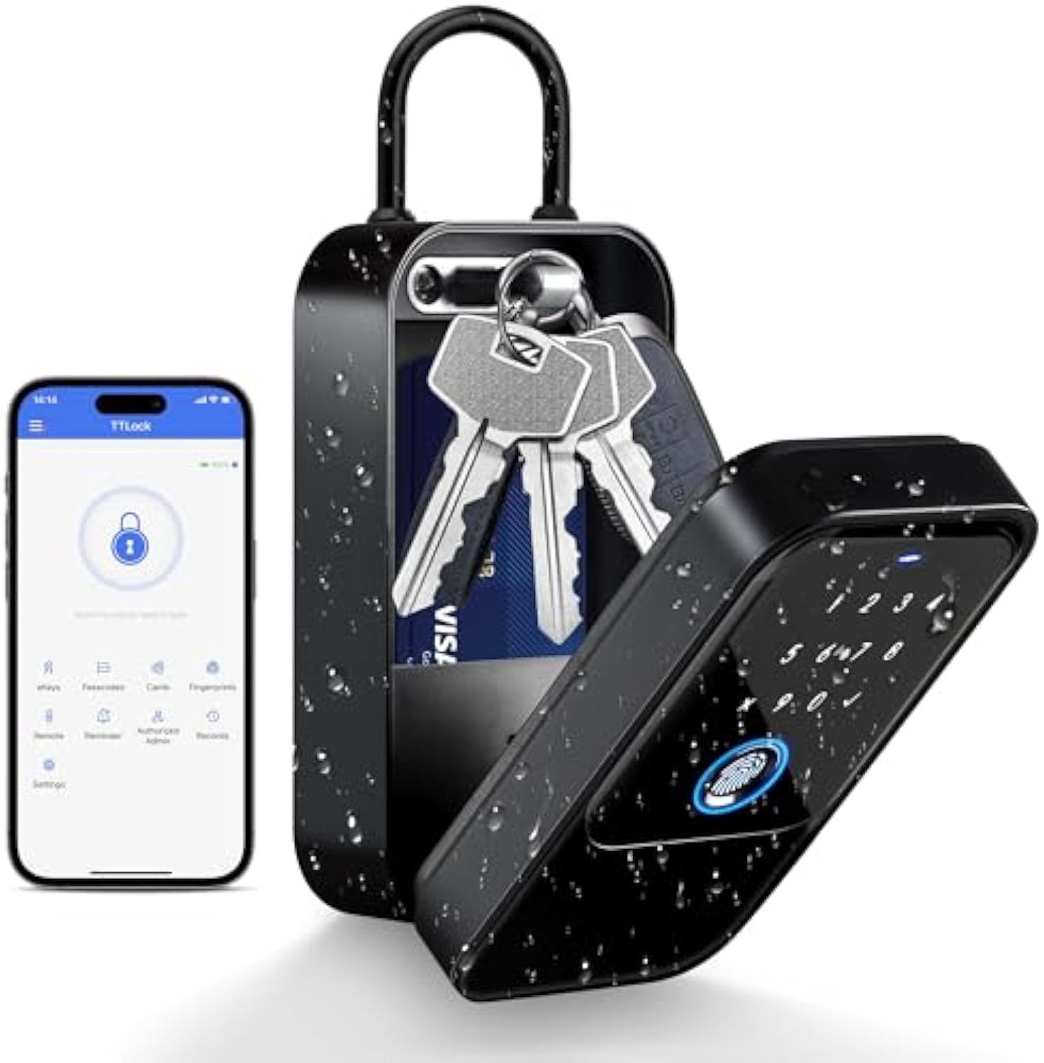 TTlock kotak kunci cerdas, kun - Card Index Box ulasan dan harga