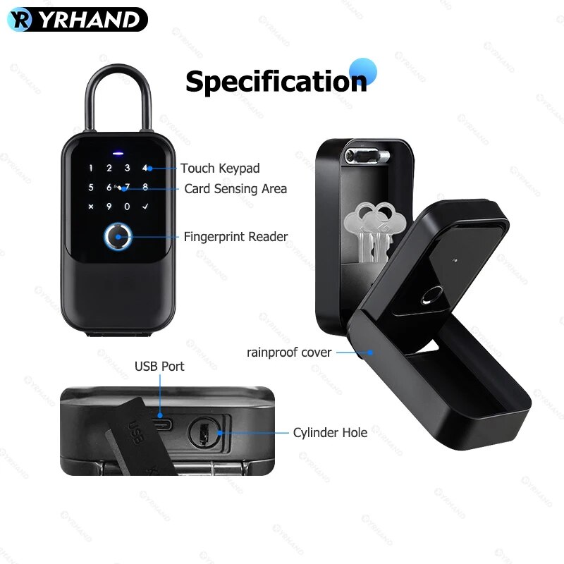 TTlock kotak kunci cerdas, kun - Card Index Box ulasan dan harga