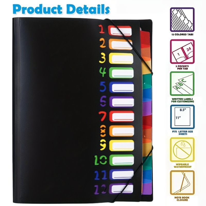 1 Buah Folder A4 Multi-Lapisan - Tab Divider A4 ulasan dan harga