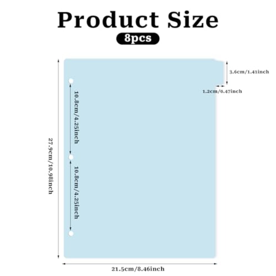 Pembagi Binder 3 Ring dengan 8 - Tab Divider A4 ulasan dan harga