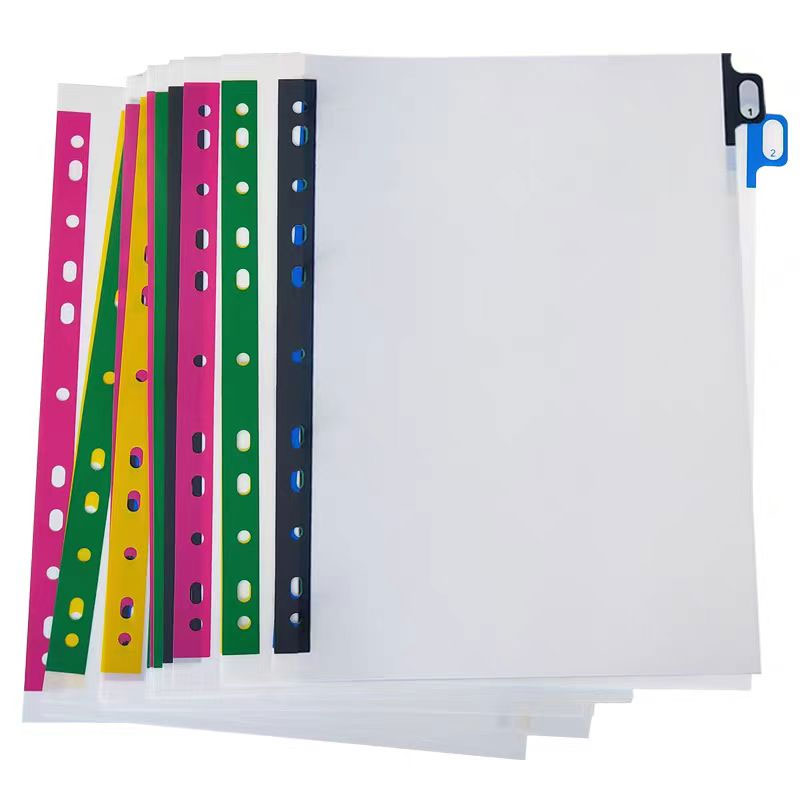 5/10/20 lembar/Lot A4 pembagi  - Tab Divider A4 ulasan dan harga