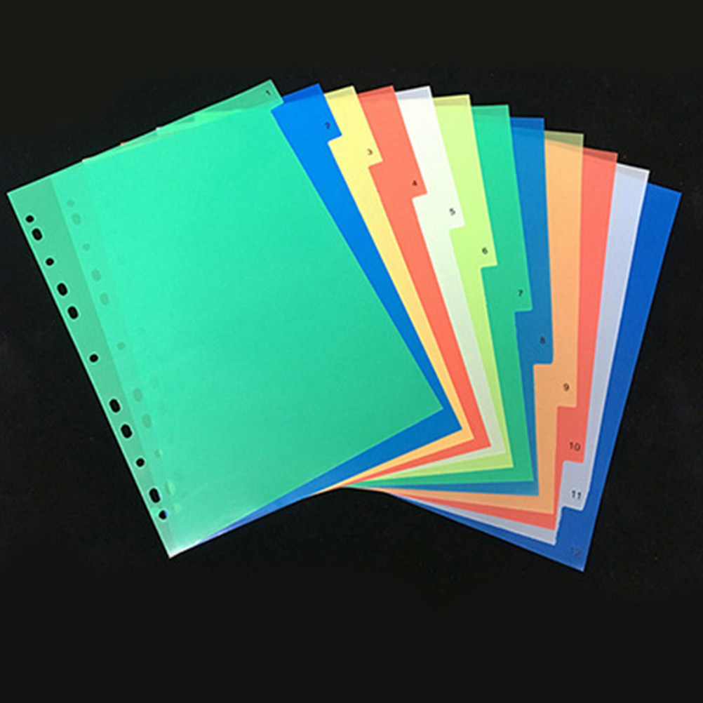 40 Buah Tab Indeks Warna Cerah - Tab Divider A4 ulasan dan harga