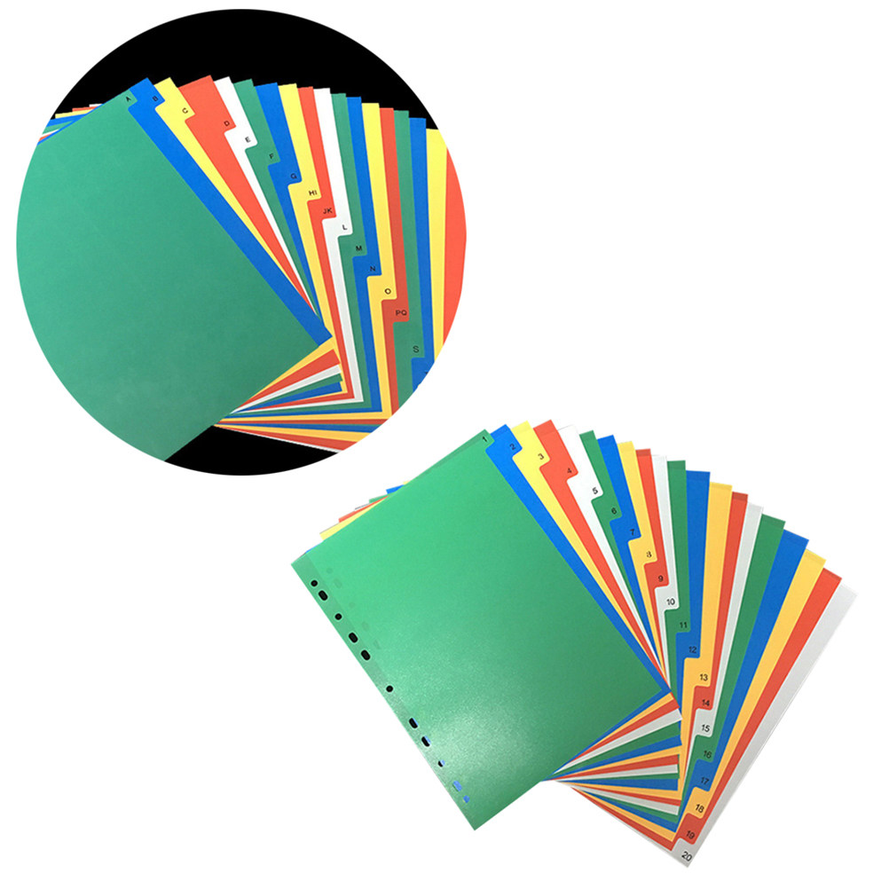 40 Buah Tab Indeks Warna Cerah - Tab Divider A4 ulasan dan harga