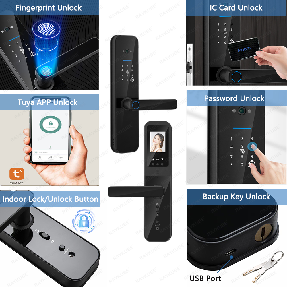 RAYKUBE F008 Tuya kamera Wifi, - Letter Opener Brass ulasan dan harga
