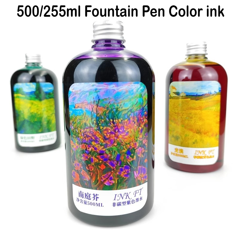 500Ml/255/50Ml 24 Warna Botol  - Fountain Pen Bottled Ink ulasan dan harga