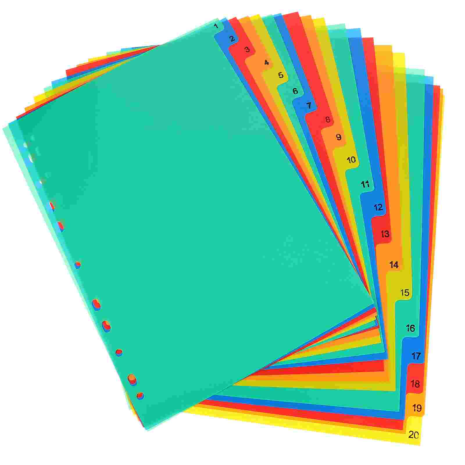 20 Buah A4 Terpisah Daun Longg - Tab Divider A4 ulasan dan harga