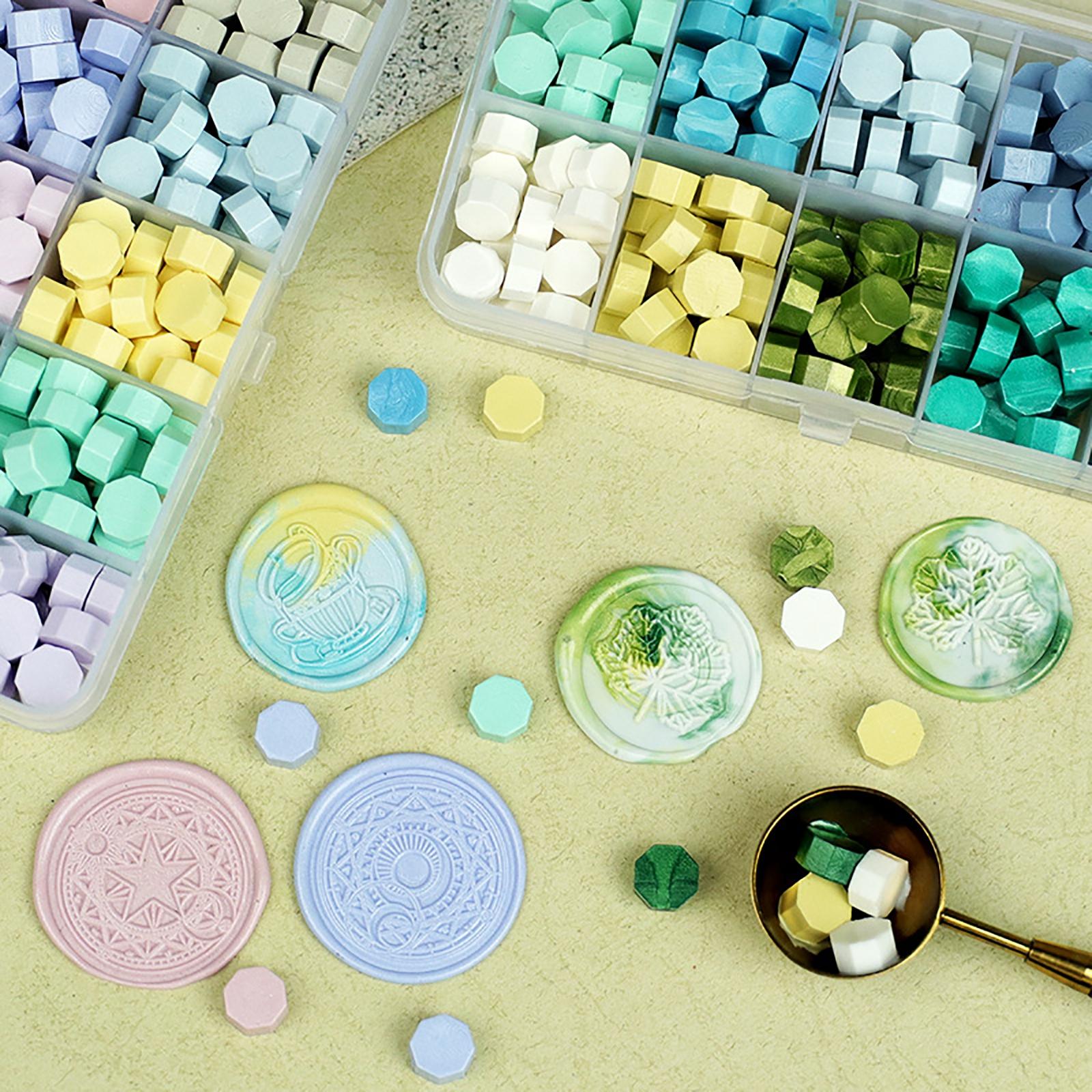 Set Segel Lilin Macaron Mix, P - Wax Seal Stamp Set ulasan dan harga