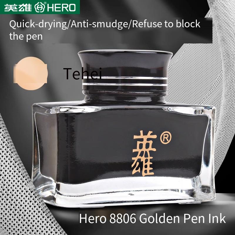 Tinta Pena Hero 8806 Black: Ti - Fountain Pen Bottled Ink ulasan dan harga