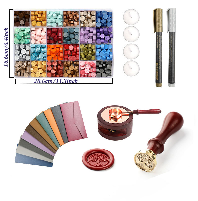 20 Buah/Set Set Stempel Segel  - Wax Seal Stamp Set ulasan dan harga