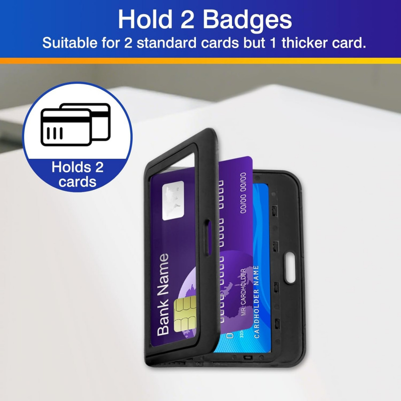 3 Paket Tempat Kartu ID Plasti - Index Card Holder ulasan dan harga