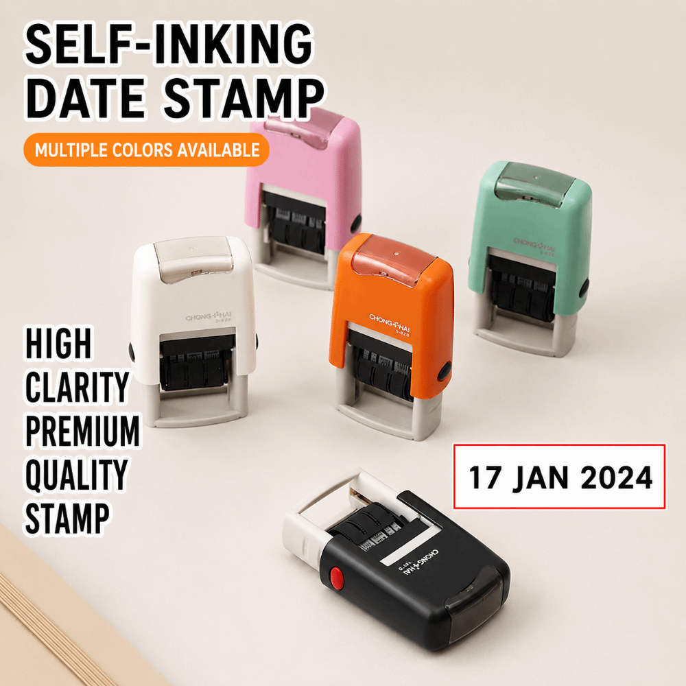 Stempel Tanggal Otomatis Kemba - Rubber Date Stamp ulasan dan harga