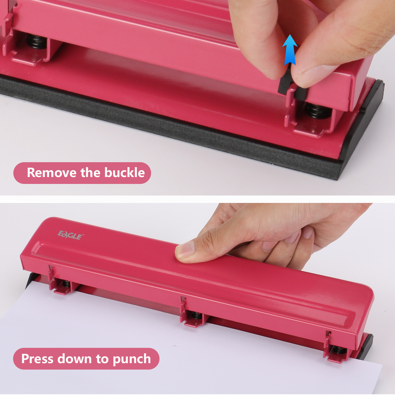 Pelubang Kertas EAGLE 3 Lubang - Binder A4 Lever ulasan dan harga