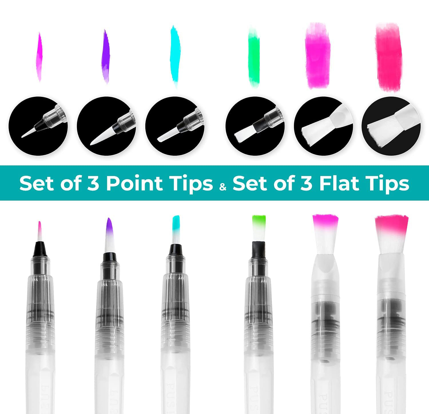 6/12/18 Buah Pena Kuas Warna A - Correction Pen Fine ulasan dan harga