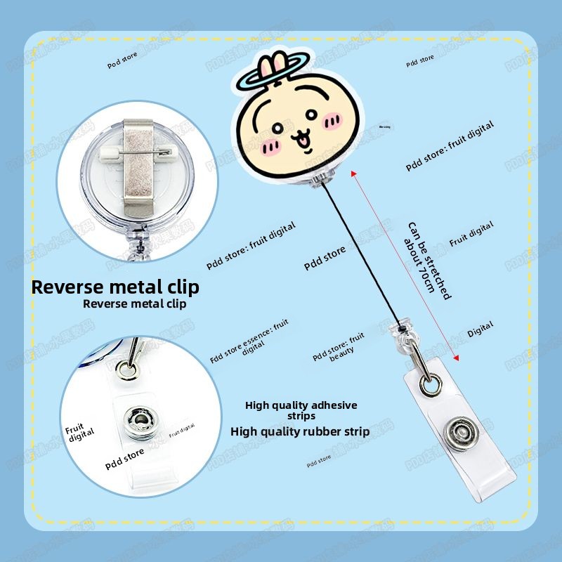jiyi Tempat Kartu ID Retractab - Index Card Holder ulasan dan harga
